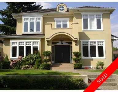 Arbutus Residential Detached for sale:  6 bedroom 4 sq.ft. (Listed 2008-05-22)